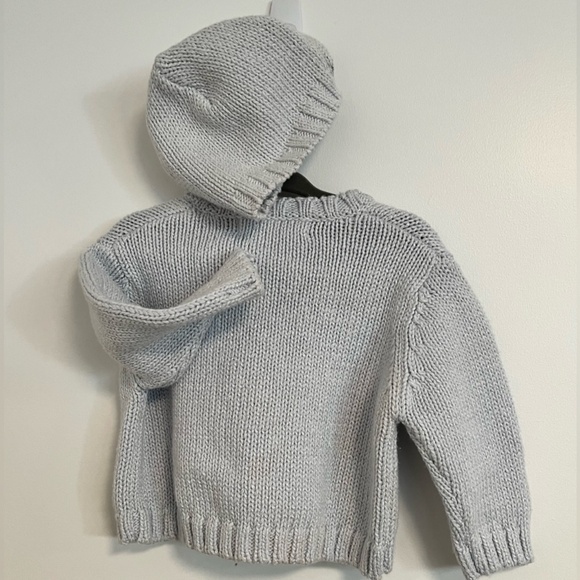 NWT Puddles n’ Bubbles Twinkle Twinkle little star cardigan & matching hat,6 m - Picture 9 of 13